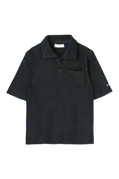 STAND COLLAR PILE POLO