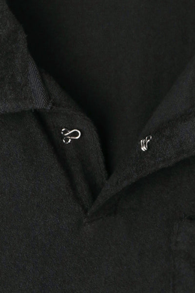 STAND COLLAR PILE POLO