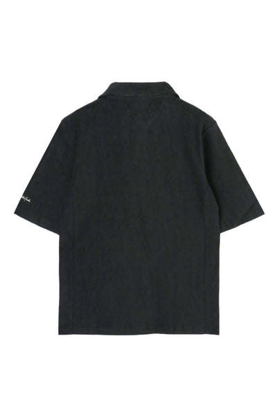 STAND COLLAR PILE POLO