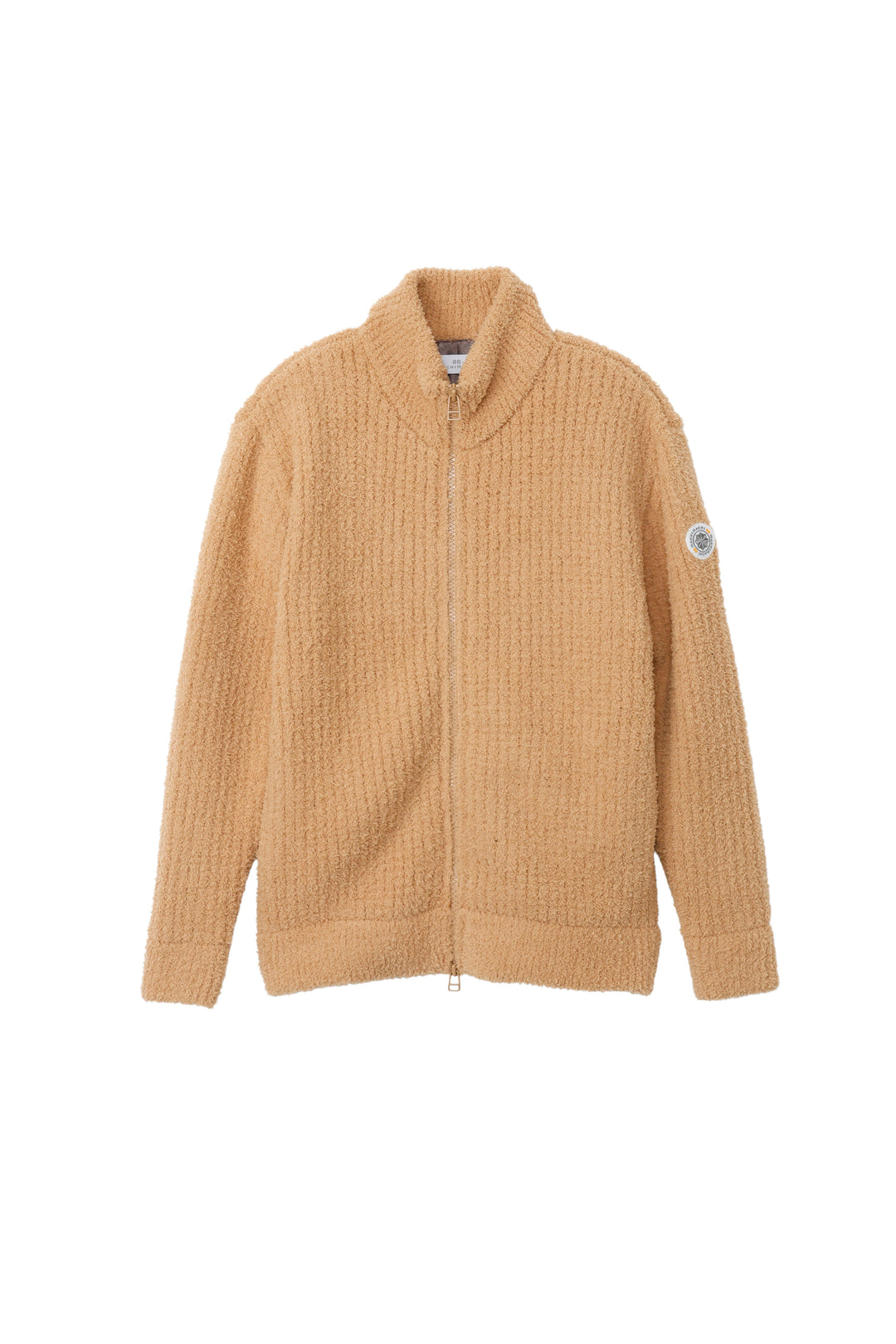 MOLE YARN KNIT ZIP BLOUSON｜軽量保温ワッフル・ダブルジップ 