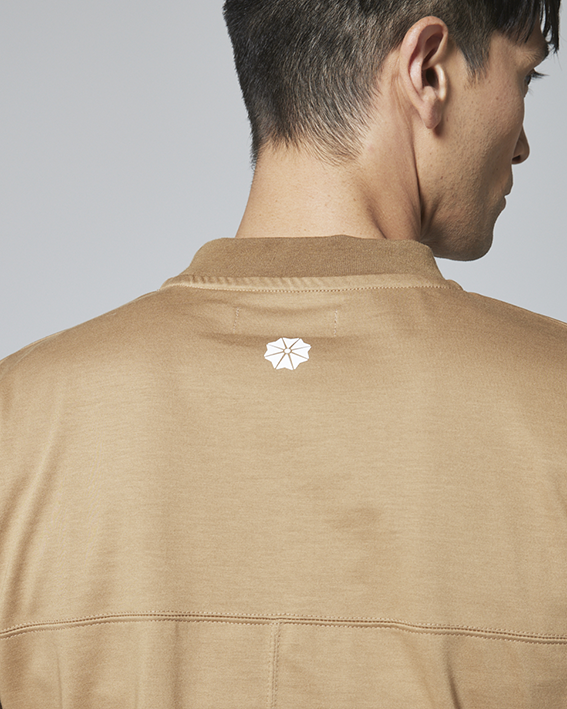 HIGH DENSITY MOCK NECK LONG SLEEVE TEE