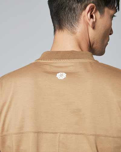 HIGH DENSITY MOCK NECK LONG SLEEVE TEE