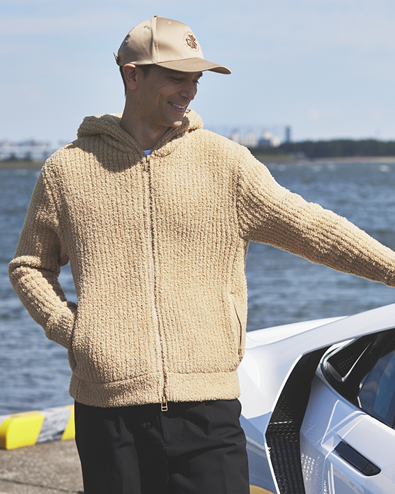 【新作】MOLE YARN KNIT HOODIE ver.2