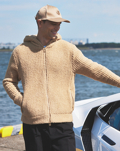 【新作】MOLE YARN KNIT HOODIE ver.2