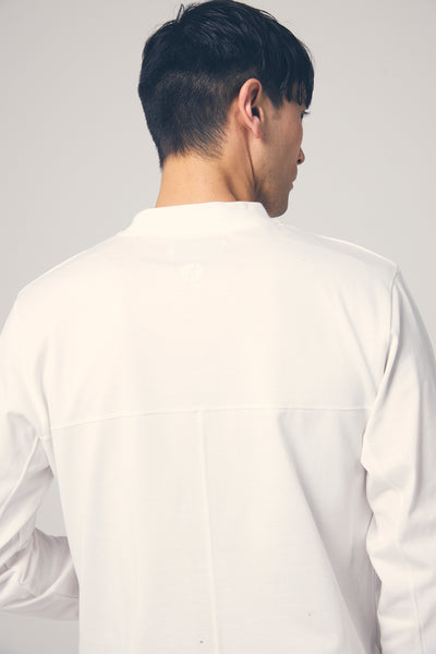 HIGH DENSITY MOCK NECK LONG SLEEVE TEE