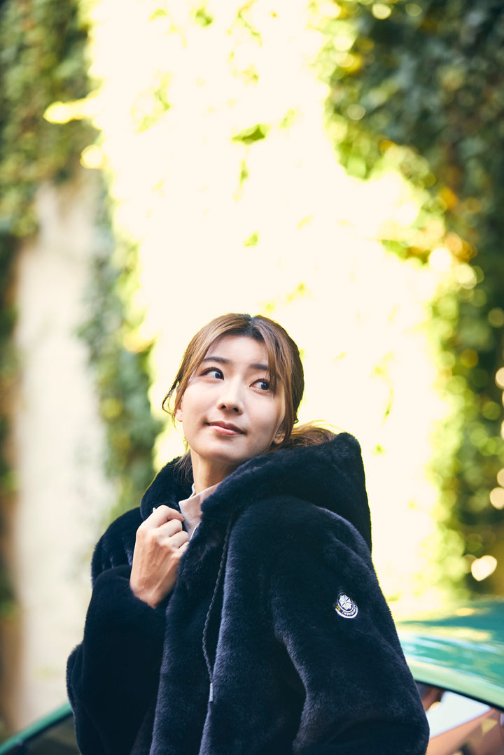 LUXE FUR BLOUSON | 高密度エコファー・オリジナルジップ・ユニ