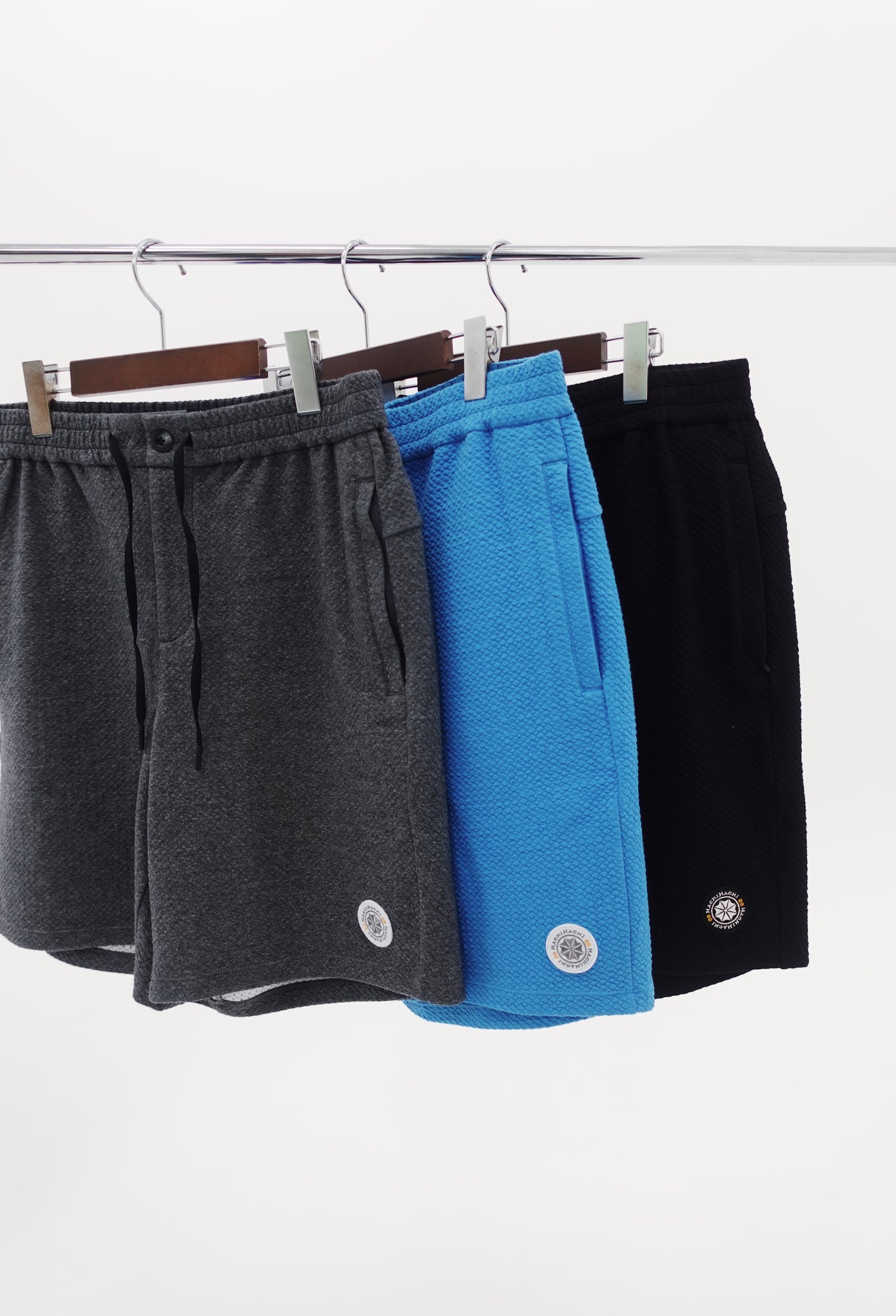 BUMPY LIGHT SHORTS|凹凸編み地・ジッパーポケット付・セットアップ対応|ドライブ・サマーショーツ・ユニセックス ...