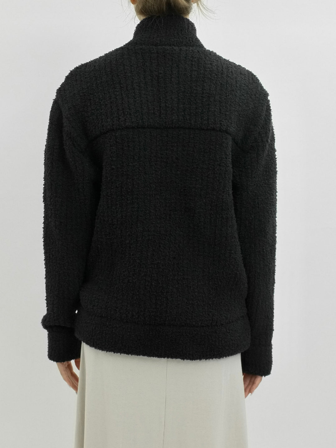 MOLE YARN KNIT ZIP BLOUSON｜軽量保温ワッフル・ダブルジップ 