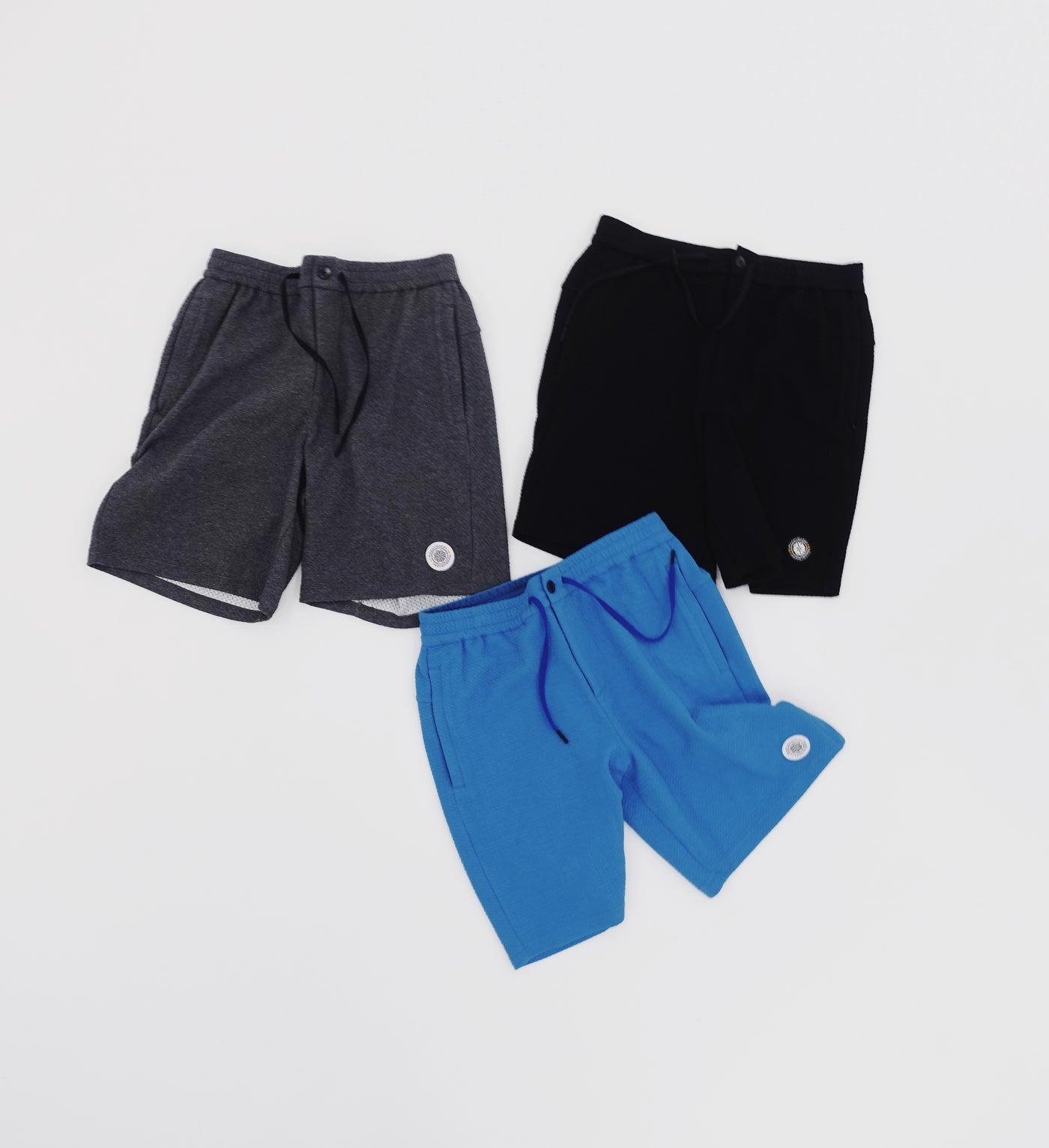 BUMPY LIGHT SHORTS|凹凸編み地・ジッパーポケット付・セットアップ対応|ドライブ・サマーショーツ・ユニセックス ...