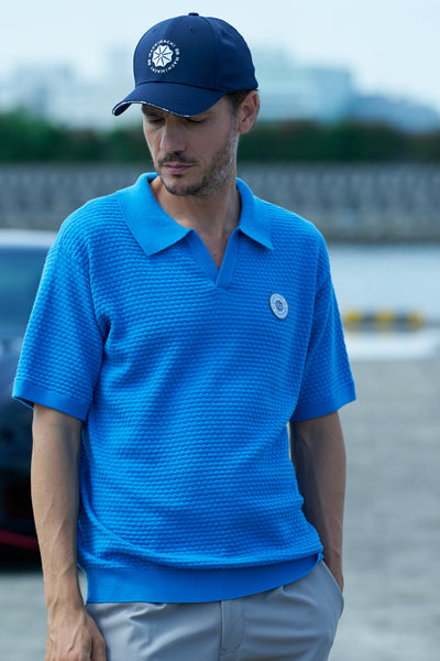 BUMPY LIGHT KNIT POLO