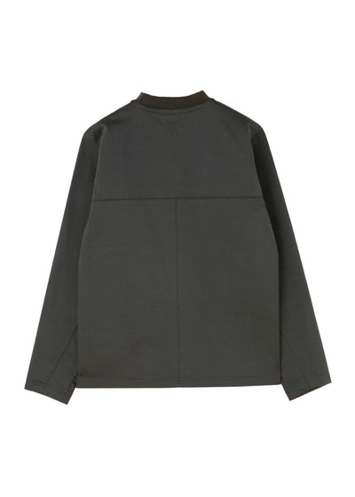 HIGH DENSITY MOCK NECK LONG SLEEVE TEE