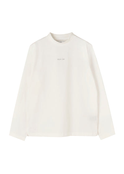 HIGH DENSITY MOCK NECK LONG SLEEVE TEE